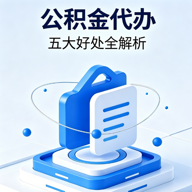 贵港公积金代办到底值不值？这5大好处让你少走弯路